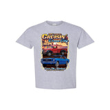2026 Cruisin official classic car show event youth t-shirt gray Ocean City, MD