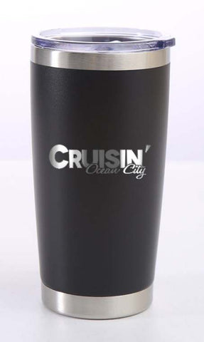 2023 Cruisin Ocean City official car show event YETI style cup black