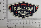 2026 Run to the Sun Official Hat Patch Navy, Myrtle Beach, SC
