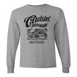 2026 Cruisin official classic car show long sleeve t-shirt gray Ocean City Maryland