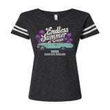 2025 Cruisin Endless Summer official car show women charcoal v-neck t-shirt Ocean City