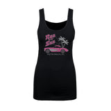 Run to the Sun official car show event women t-shirt black tank top Myrtle Beach