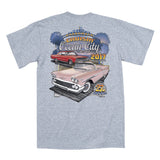 2017 Cruisin official classic car show event t-shirt gray Ocean City Maryland
