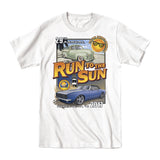 2017 Run to the Sun official car show event t-shirt white Myrtle Beach, SC