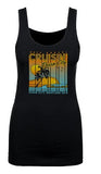 2018 Cruisin official classic car show women's t-shirt black tank top Ocean City, MD