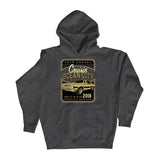 2018 Cruisin official classic car show event charcoal hoodie Ocean City Maryland