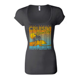 SALE - 2018 Cruisin official car show women's t-shirt charcoal scoop neck Ocean City