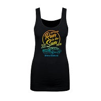 2018 Run to the Sun official car show event women t-shirt black tank top Myrtle Beach