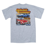 2018 Cruisin Endless Summer official car show event t-shirt athletic gray Ocean City MD