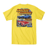 2018 Cruisin Endless Summer official car show event t-shirt yellow Ocean City MD