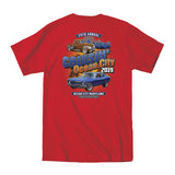2019 Cruisin official classic car show event t-shirt red Ocean City Maryland