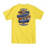 SALE - 2019 Cruisin official classic car show event t-shirt yellow Ocean City Maryland