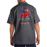 2019 Cruisin official classic car show event shop shirt charcoal Ocean City MD patriotic