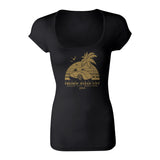 2019 Cruisin official classic car show women's t-shirt black scoop neck Ocean City MD