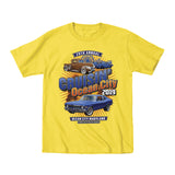 SALE - 2019 Cruisin official classic car show event youth t-shirt yellow Ocean City, MD