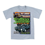 2019 Cruisin Endless Summer classic car show event youth t-shirt gray Ocean City MD