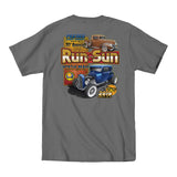 2019 Run to the Sun official car show event t-shirt charcoal Myrtle Beach, SC