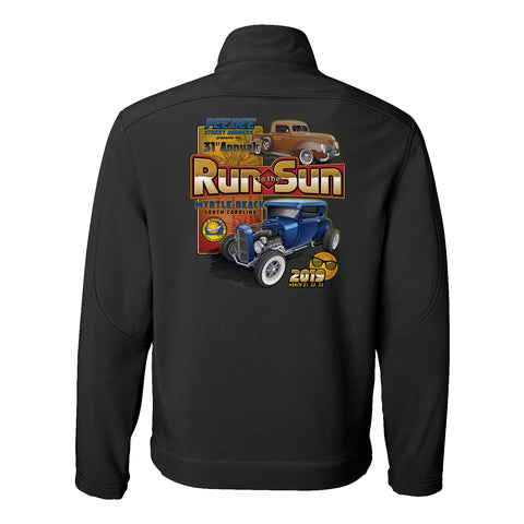 2019 Run to the Sun official car show jacket charcoal Myrtle Beach, SC