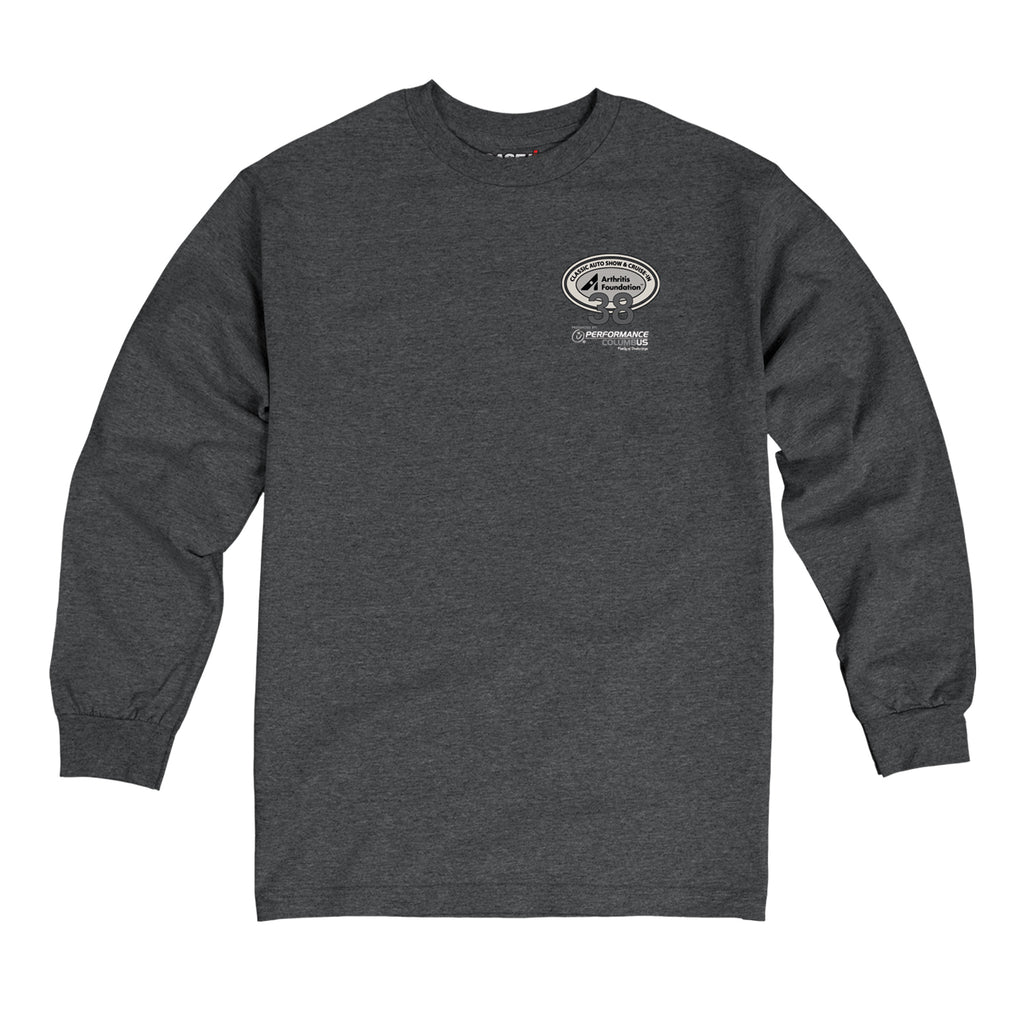 38th Annual Classic Auto Show 2021 event t-shirt long sleeve heather c ...