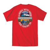 38th Annual Classic Auto Show 2021 event t-shirt short sleeve red