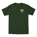 38th Annual Classic Auto Show 2021 event t-shirt short sleeve military green