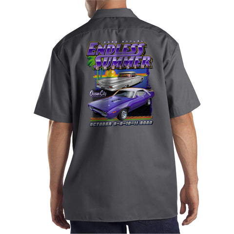 2020 Cruisin Endless Summer official car show shop shirt charcoal Ocean City MD