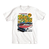 2020 Run to the Sun official classic car show event youth t-shirt white Myrtle Beach, SC