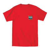 2021 Cruisin official classic car show event pocket t-shirt red Ocean City Maryland