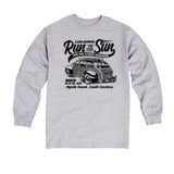 2021 Run to the Sun official car show long sleeve t-shirt gray Myrtle Beach, SC