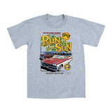 2021 Run to the Sun official classic car show event youth t-shirt gray Myrtle Beach, SC
