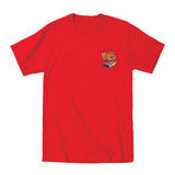 2021 Run to the Sun official car show event pocket t-shirt red Myrtle Beach, SC