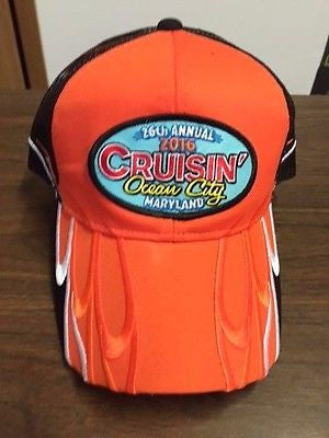 2016 Cruisin official car show event orange with black mesh Ocean City Maryland