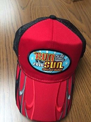 2016 Run to the Sun official car show event hat red Myrtle Beach South Carolina