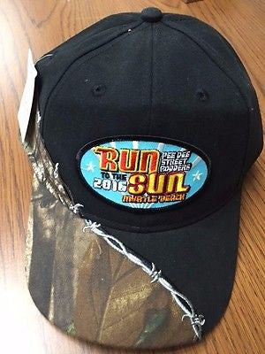 2016 Run to the Sun official car show event hat black and camo Myrtle Beach SC