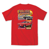 2016 Cruisin Endless Summer official car show event t-shirt red pocket Ocean City MD