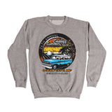 2021 Cruisin Endless Summer official car show long sleeve sweatshirt gray Ocean City MD
