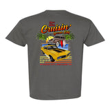 2022 Cruisin official classic car show event t-shirt charcoal Ocean City Maryland
