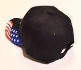 2020 Run to the Sun official car show event hat black with USA flag bill side