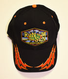 2020 Run to the Sun official car show event hat black with red flames