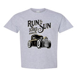 2022 Run to the Sun official car show event t-shirt gray Myrtle Beach, SC