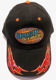 2019 Cruisin official car show event hat black with red/orange flame Ocean City MD