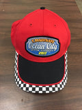 2017 Cruisin official carshow event hat red with black checker Ocean City MD