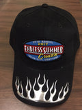 2017 Cruisin Endless Summer official carshow event hat black w silver flame Ocean City MD