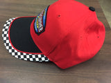 2017 Cruisin Endless Summer official carshow event hat red with checkered bill Ocean City MD