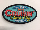 2016 Cruisin Ocean City Hat Patch, Ocean City, Maryland