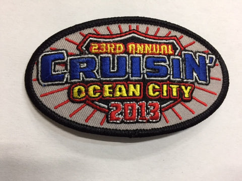 2013 Cruisin Ocean City Hat Patch, Ocean City, Maryland