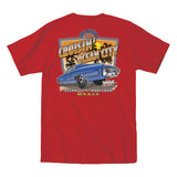 2016 Cruisin official classic car show event t-shirt red Ocean City Maryland