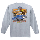 2016 Cruisin official classic car show event t-shirt gray long sleeve Ocean City MD
