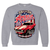 2023 Run to the Sun official car show sweatshirt gray Myrtle Beach, SC