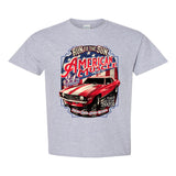 2023 Run to the Sun official classic car show event youth t-shirt gray Myrtle Beach, SC